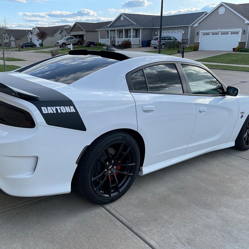 NeespoC Rear Window Roof Spoiler Visor Wing ABS Fit for Dodge Charger SRT/GT/RT/SXT/Scat Pack/Daytona 2015-2023 Gloss Black V-Style Lip Exterior Accessories - Image 3